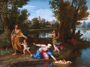 Moses Cast into the Nile