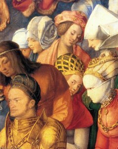 The Adoration Of The Trinity (detail) — Albrecht Dürer