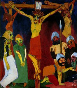 Crucifixion, — Emile Nolde, Expressionist Symbolism