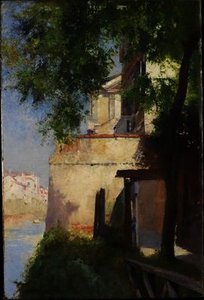 A View Of Venice From A Terrace — Henry Woods