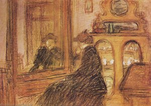 Lazarine Before The Mirror — József Rippl-rónai