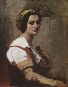 Sibylle — Jean-baptiste-camille Corot, Romantic Landscape