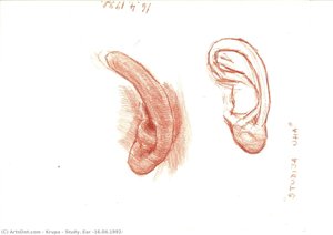 Study. Ear (16.04.1992) — Alfred Freddy Krupa