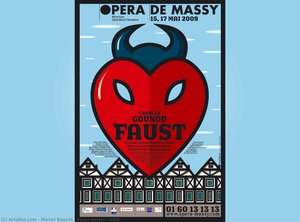 Faust Poster, 2009 — Michel Bouvet