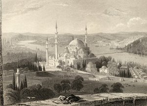 Mosque And Tomb Of Sulieman — William Henry Bartlett