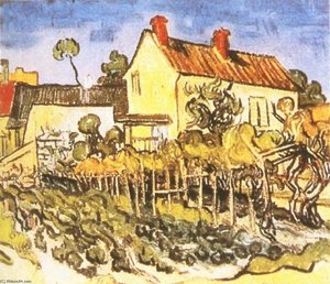The House Of Pere Eloi — Vincent Willem Van Gogh, Post-impressionism