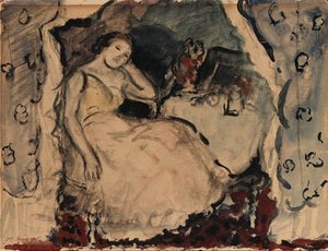 Lady Sitting — Frederick Carl Frieseke
