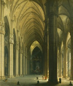 Interior Of Milan Cathedral — Giovanni Migliara, Neoclassicism