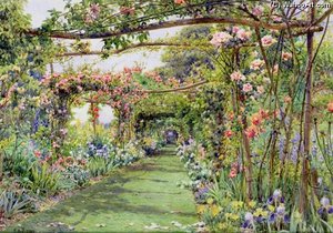The Rose Pergola — Ernest Arthur Rowe