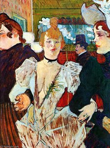 Entering Moulin Rouge Sun — Henri De Toulouse-lautrec