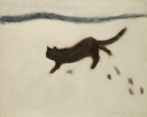 Cat in Snow