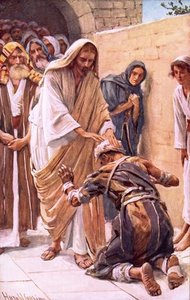 The Healing Of The Leper — Harold Copping, Religious Painting