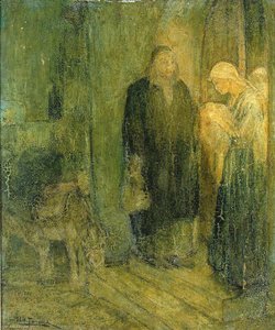 Departure Into Egypt (at The Inn) — Henry Ossawa Tanner