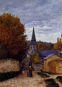 Street In Sainte-adresse — Claude Monet