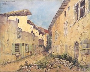 Pérouges, Rue Des Princes — Fernand Combes