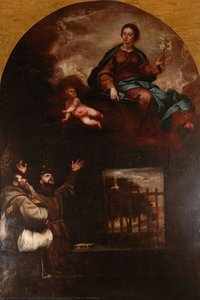 The vision of St. Felix of Cantalice