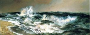 The Much Resounding Sea — Thomas Moran, Hudson River School