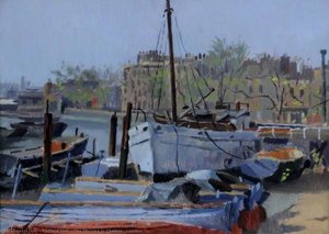 The Thames At Chelsea, London — Clifford Hall