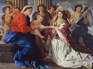 The Mystic Marriage Of Saint Catherine — Nicolas Poussin