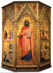 Saint Matthew And Scenes From His Life — Andrea Di Cione Di Arcangelo (orcagna)