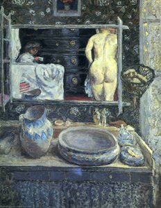 Mirror On The Wash Stand — Pierre Bonnard