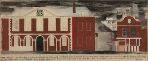 The Quay, Exeter — John Piper, Topographical Drawing