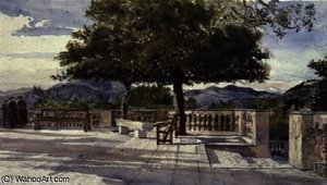 Terrace At Nice — John Fulleylove