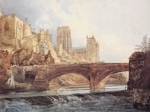 Durham Cathedral And Castle 1 — Thomas Girtin