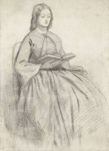 Elizabeth Siddall In A Chair — Dante Gabriel Rossetti