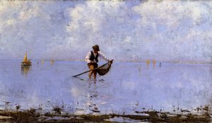 Fisherman in the Lagoon