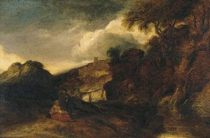 Landscape, With The Rest On The Flight To Egypt — Jan Andrea Lievens Jan Lievens, Northern Renaissance