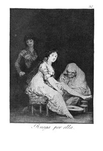 She Prays For Her — Francisco José De Goya Y Lucientes