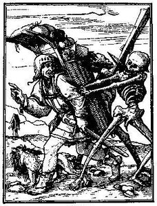 Death And The Pedlar — Hans Holbein The Younger