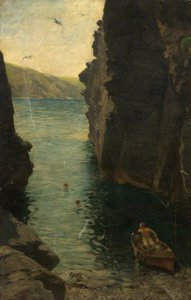 The Bathing Cove — Thomas Cantrell Dugdale