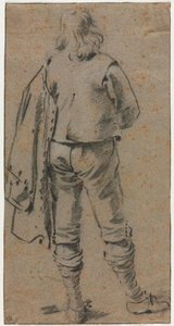 A Standing Man From Behind — Gerard Ter Borch