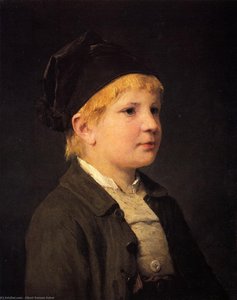 Portrait Of A Young Boy — Albert Samuel Anker