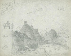 Study For 'the Village Inn - Misty Morning' — Sir George Clausen