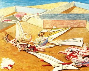 Jardin Gobe Avions 1 — Max Ernst