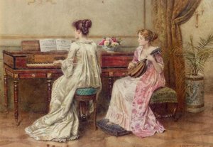 A Duet — George Goodwin Kilburne