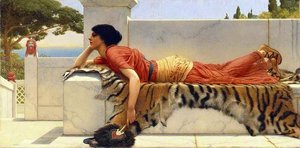 Expectation — R.b.a John William Godward