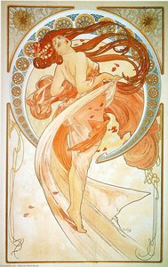 Dance — Alphonse Mucha, Art Nouveau