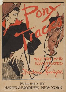 'pony Tracks', (34 X 24 Cm) (1895) — Edward Penfield