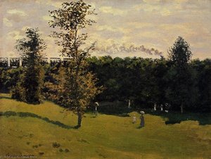 Train In The Country — Claude Monet