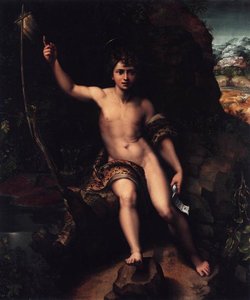 St John The Baptist In The Wilderness — Giulio Romano, Mannerism