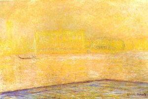 View Of The Doge Palace From San Giorgio — Claude Monet