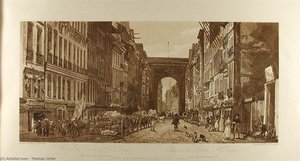 View Of The Gate Of St. Denis Taken From The Suburbs — Thomas Girtin
