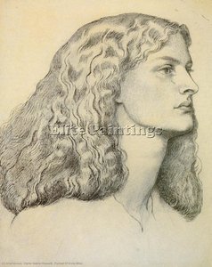 Portrait Of Annie Miller — Dante Gabriel Rossetti