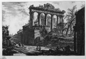 View Of The Temple Of Concord — Giovanni Battista Piranesi
