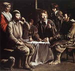 The Peasant Meal — (brother) Antoine Le Nain, Baroque