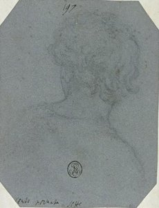 Head Of A Young Man, Back View — Pietro Da Cortona